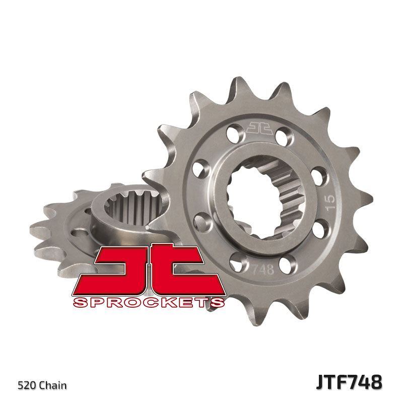 Front Sprocket 2250 15 DUCATI 899 PANIGALE '14-'15, 959 PANIGALE '16-'19, (1199 PANIGALE '12-'17 CONVERSION TO Chain. 520) (225015JT) (Chain. 520)