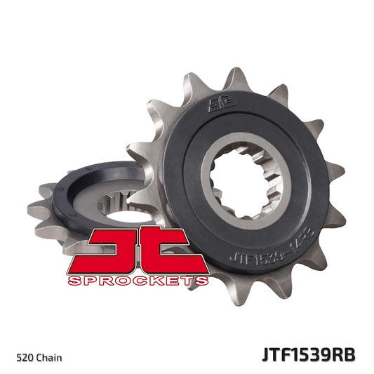 Front Sprocket 2273 14 Z Rubber KAWASAKI EX250/300 NINJA '08-'16 (227314JTRB) (Chain. 520)