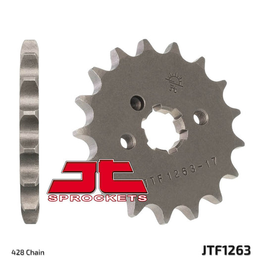 Front Sprocket 263 14 SUZUKI RM 80/85, YAMAHA XT 125 R/X JUNAK 125 (26314JT) (Chain. 428)