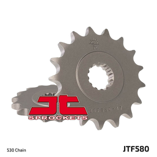 Front Sprocket 580 15 YAMAHA FZ6 '04-'09, R6, FZ750 (58015JT) (Chain. 530)