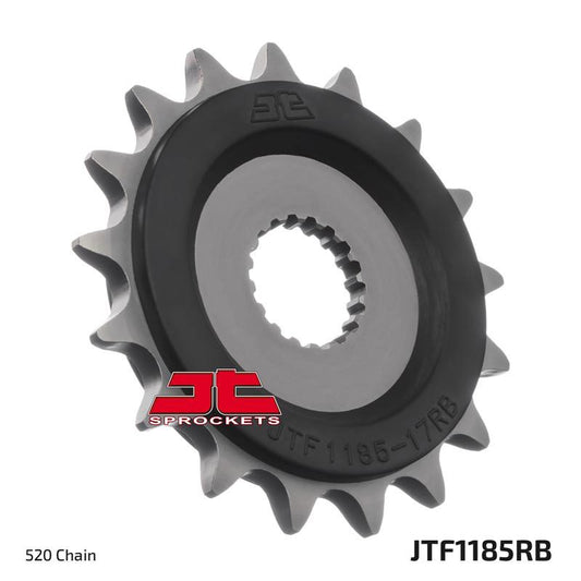Front Sprocket Z Rubber TRIUMPH 900 STREET TWIN / CUP / SCRAMBLER '16-18 (JTF1185.17RB)* (Chain. 520)