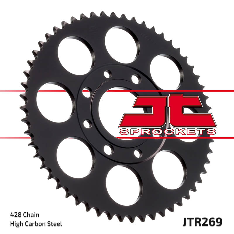 Rear Sprocket 269 44 HONDA CG 125 '02-'05, CM 125 '82-'97, CB 125T '82-'88, DAELIM VC 125 '96-'99 (26944JT) (Chain. 428)