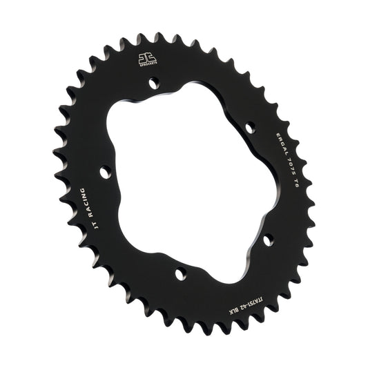Rear Sprocket 4320M 42 Aluminium (ERGAL) DUCATI MONSTER 800 S2R '05-'07, HYPERMOTARD 950 '19-'23, BIPOSTO 748/S '95-'03 (Chain. 520) (STREETFIGHTER/EVO 848 '08-'15 CONVERSION TO Chain. 520) (ADAPTER NEEDED JTA750B)