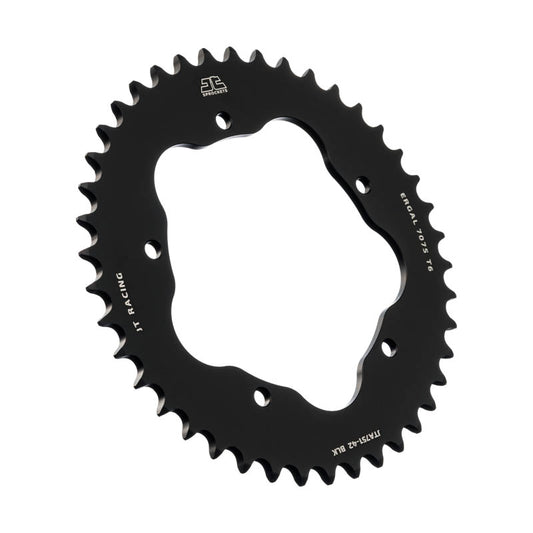 Rear Sprocket 4320M 43 Aluminium (ERGAL) DUCATI MONSTER 800 S2R '05-'07, HYPERMOTARD 950 '19-'23, BIPOSTO 748/S '95-'03 (Chain. 520) (STREETFIGHTER/EVO 848 '08-'15 CONVERSION TO Chain. 520) (ADAPTER NEEDED JTA750B) - COLOR BLACK