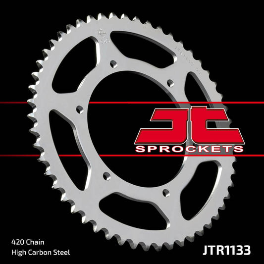 Rear Sprocket 4412 53 APRILIA RS 50 '06-'14, DERBI GPR 50 '04-'13, SENDA SM 50 '07-'12 (441253JT) (Chain.420)