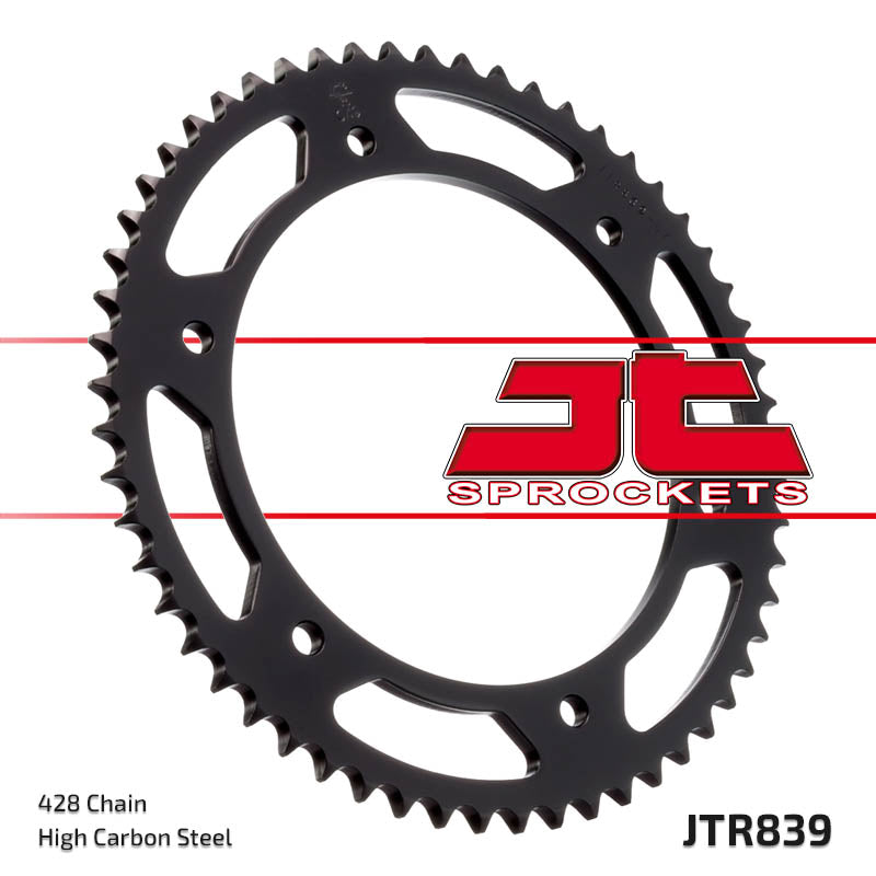Rear Sprocket 844 57 YAMAHA DT 125R/RE 99-06 (84457JT) (Chain. 428) - Replaces JTR839.57ZBK