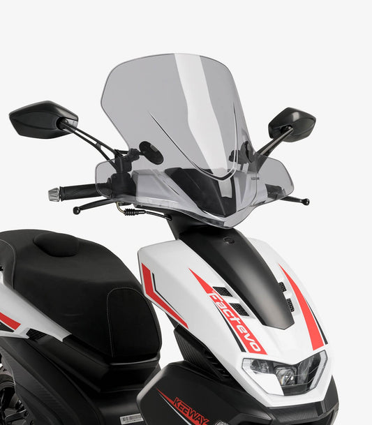 Front screen Fact EVO 125 i.e. 4T Euro 5 2021–2024 light smoke