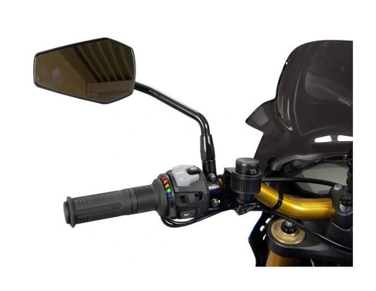 HEATED GRIPS WITH CONTROLLER (22MM/25MM 7/8-1") LENGTH 120MM 5 HEAT LEVELS (EL) 