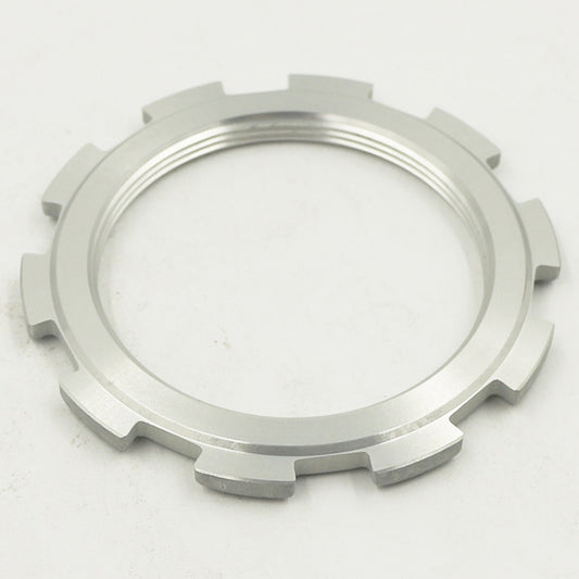 REAR SHOCK SPRING NUT 56X6MM 46MM (TOP)(16) ALUMINUM
