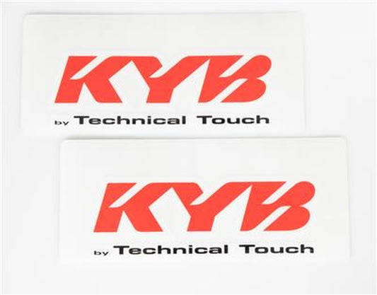 FRONT SUSPENSION DECALS (TECHNICAL TOUCH) COLOR RED (2 PCS)