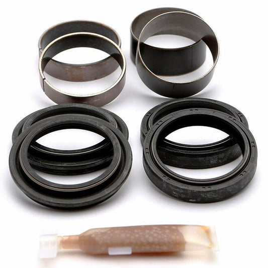 FRONT FORK REPAIR KIT (SEE DESCRIPTION)(DUST SEALS 2 PCS, OIL SEALS 2 PCS, BUSHINGS 4 PCS, GREASE)(SERVICE KIT)