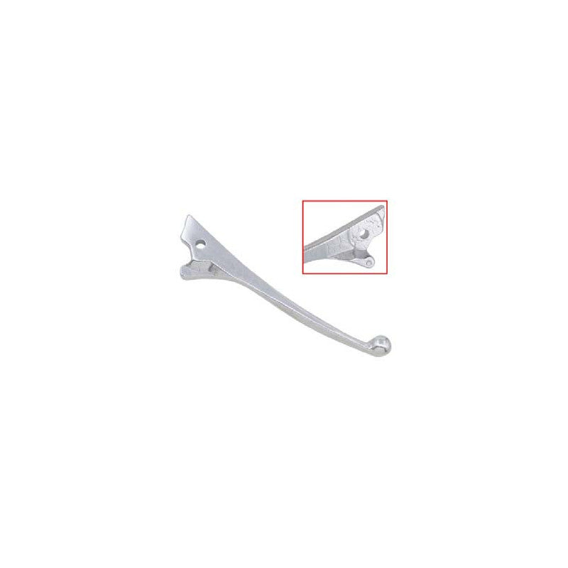 Brake Lever Kawasaki KZ1300A 79-82, KZ1100A 81-83, KZ750E 79-82, KZ1000E 79-82, KZ1000J 79-82, KZ440C 81-82, KZ440G 81-82 Silver