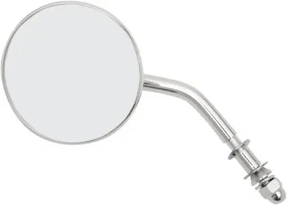 MIRROR HARLEY-DAVIDSON 3" ROUND CHROME LEFT/RIGHT (M10 RIGHT THREAD)
