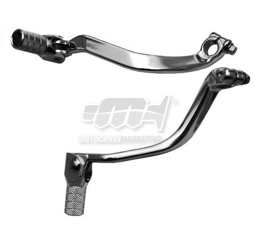 GEAR SHIFT LEVER SUZUKI RM250 89-12 (ALUMINUM) COLOR SILVER, STEEL TIP