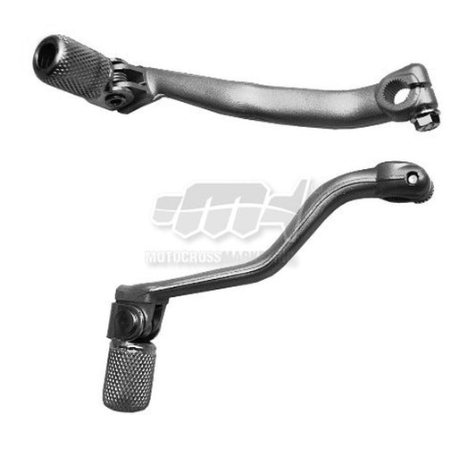 GEAR SHIFT LEVER YAMAHA YZ125 96-04, YZ250 90-98, YZ85 02-03 (ALUMINUM FORGED) COLOR SILVER, STEEL TIP