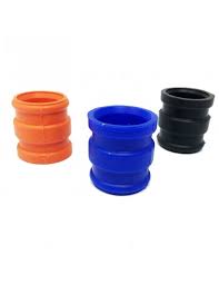 JOINING RUBBER RESONANCE TUBE (DIFFUSER) TO END SILENCER KTM/HUSQVARNA/BETA Ø29/30MM LENGTH 45MM COLOR BLUE