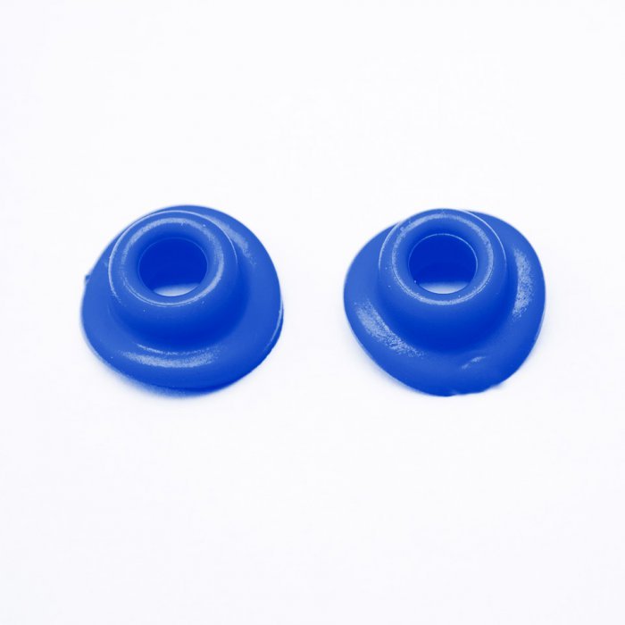 VALVE STEM SEAL MUDGUARD RUBBERS (SET 2 PCS) COLOR BLUE