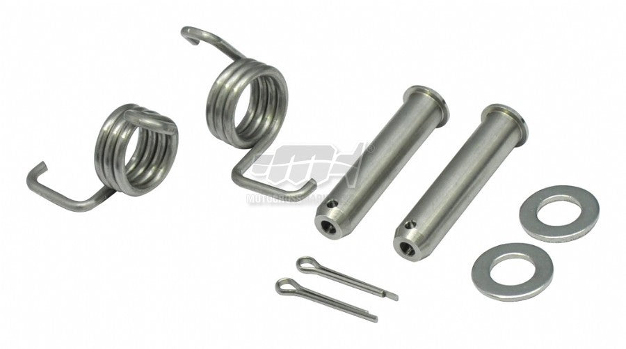 FOOTPEG MOUNTING KIT YAMAHA YZ65/85/125/250, YZ250F/YZ450F, WR250F/WR400F/WR450F, YZF250 (PINS, BOLTS, SPRINGS, CLIPS) (SEE EXTRA DESCRIPTION)