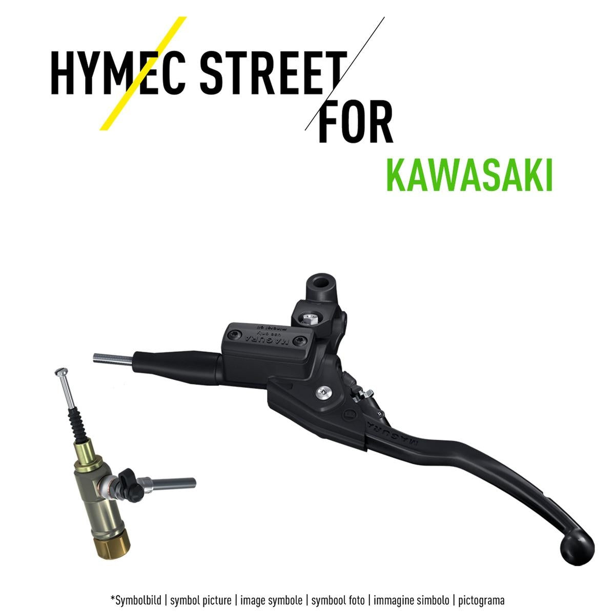 HYDRAULIC CLUTCH KIT HYMEC 167 KAWASAKI Z750S/R 04-12, Z800 13-16, Z1000 03-17 (PISTON Ø10.5MM) 