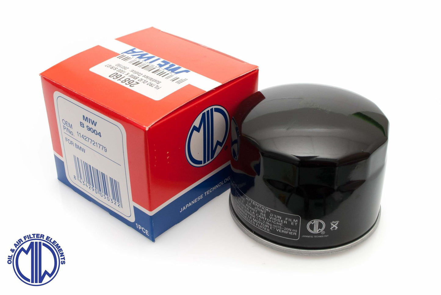 OIL FILTER BMW K1200/1300, S1000RR, F650/700/800 GS 07-16 (HF160) 