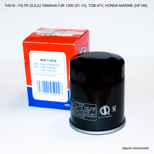 OIL FILTER YAMAHA FJR1300 01-12, TGB ATV, HONDA MARINE (HF148) 