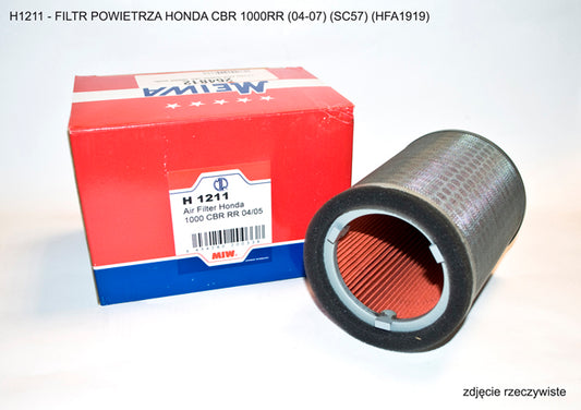 AIR FILTER HONDA CBR1000RR 04-07 (HFA1919) (SC57) 