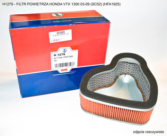 AIR FILTER HONDA VTX1300 03-09 (OEM:17213MEA-670) (HFA1925) (SC52)