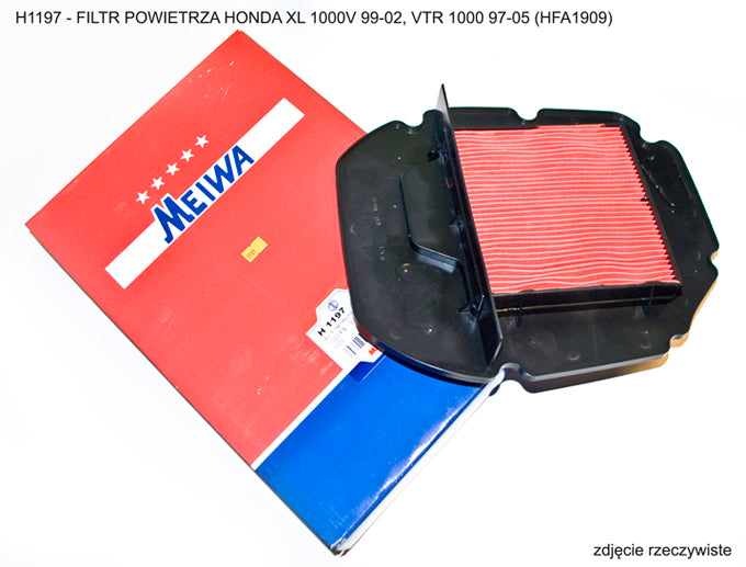 AIR FILTER HONDA VTR1000 97-05, XL1000V 99-02 (HFA1909)