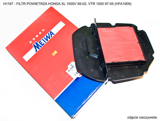 AIR FILTER HONDA VTR1000 97-05, XL1000V 99-02 (HFA1909)