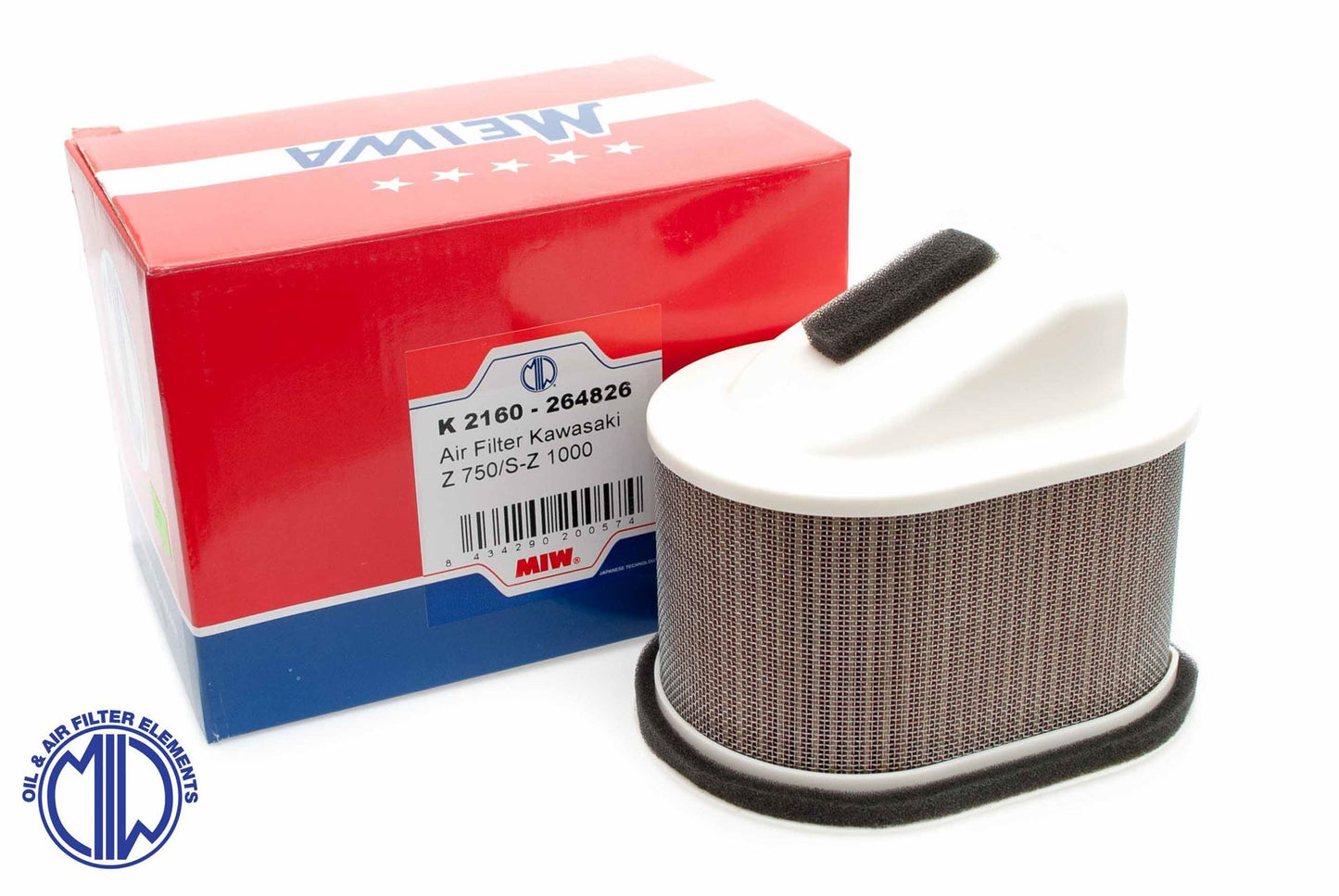 AIR FILTER Z1000 KAWASAKI 03-09, Z750 05-12 (HFA2707) (OEM:11013-1302) 