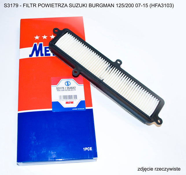 AIR FILTER SUZUKI BURGMAN200/125 07-15 (HFA3103) 