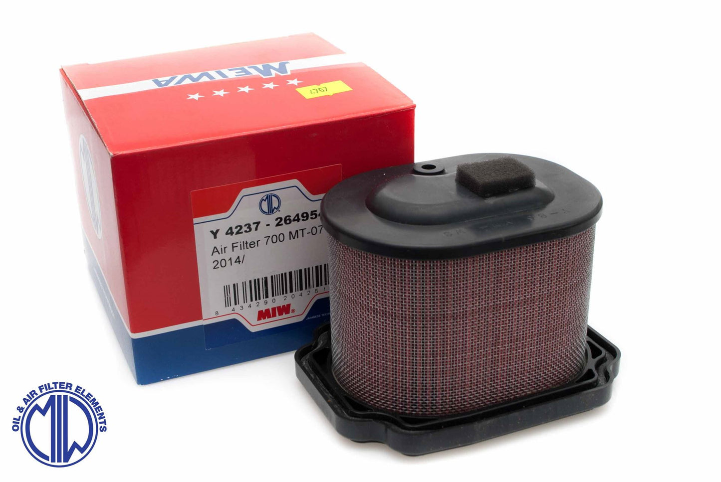 AIR FILTER XSR700, FZ07 ABS 15-16, MT07 14-16, YAMAHA XTZ690 TENERE700/T7 (HFA4707) 