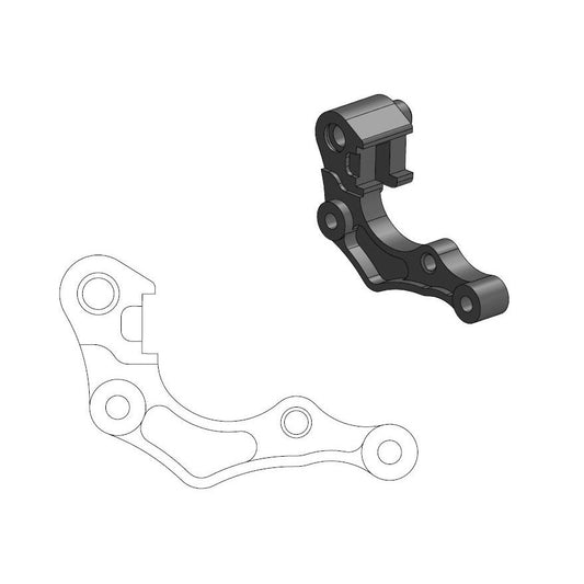 ADAPTER FOR 270MM FRONT DISC (FOR OEM CALIPER) HONDA CRF450R/RX '19-, CRF250R/RX '19-