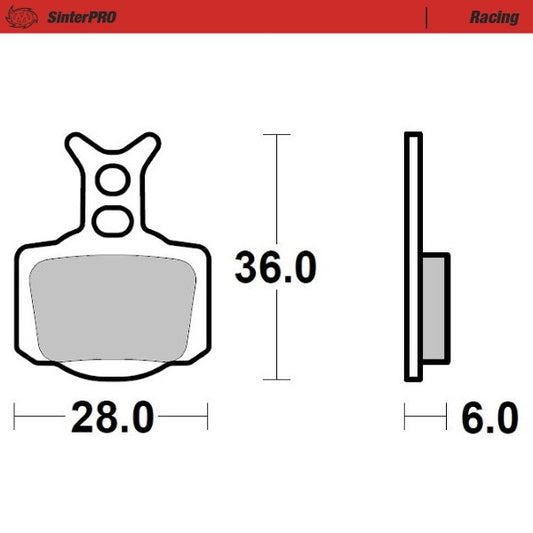 BRAKE PADS KH SINTER METALLIC OEM:11 (SINTERPRO RACING) FRONT/REAR X50 KTM '24-, SX-E3/5 E-BIKE '23-, HUSQVARNA TC50 '24-, GASGAS MC-E3/5 '24-, EE3/5 E-BIKE '23-