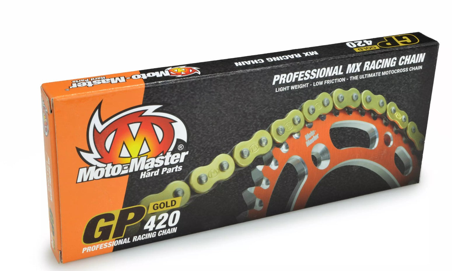 DRIVE CHAIN GP-420 MX RACING GOLD NON-O-RING 134L