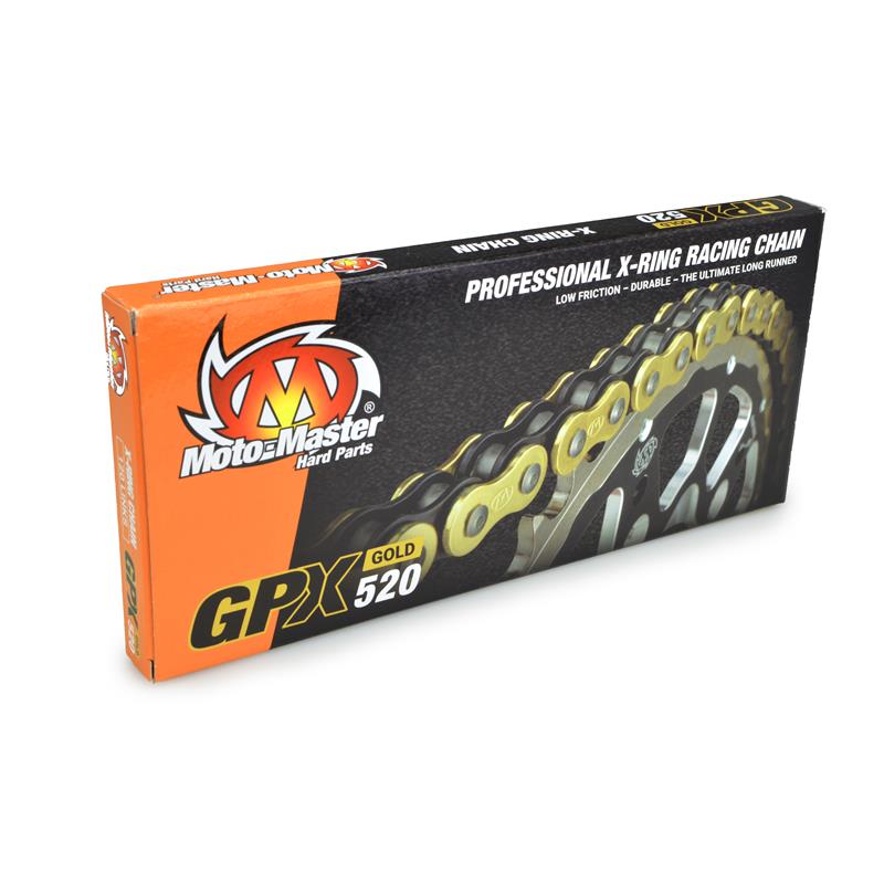 DRIVE CHAIN GPX-520G ENDURO/MOTOCROSS RACING GOLD X-RING 120L