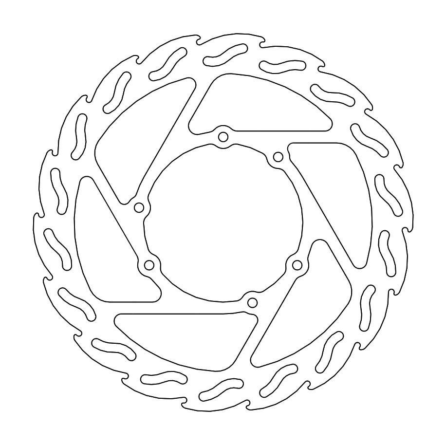 BRAKE DISC FRONT FLAME 260MM HONDA CRF450/250 '15-'20