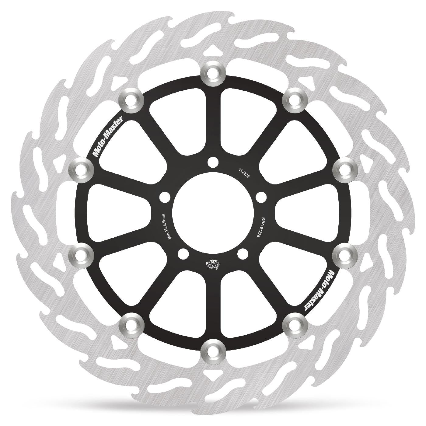 BRAKE DISC FLAME FLOATING FRONT SUPERMOTO 320MM (LEFT) KTM 1290 SUPERDUKE, YAMAHA YZF R1 1000 SP 2006 (SEE DETAILS)