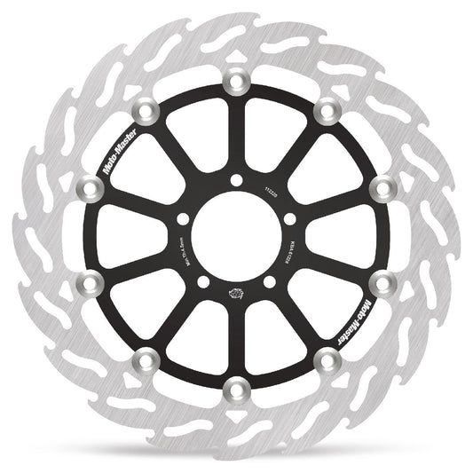 BRAKE DISC FLAME FLOATING FRONT SUPERMOTO 320MM (LEFT) KTM 1290 SUPERDUKE, YAMAHA YZF R1 1000 SP 2006 (SEE DETAILS)