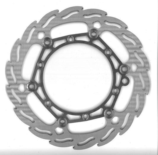 BRAKE DISC FLAME FLOATING FRONT GASGAS '21, KTM 2T/4T '91-'21, HUSABERG, HUSQVARNA, 260MM