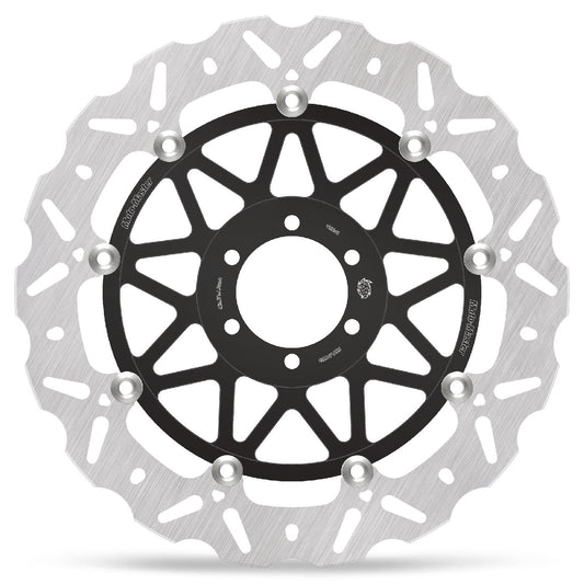 BRAKE DISC NITRO ROAD FLOATING FRONT (ALUMINIUM CENTER) KTM/YAMAHA/DUCATI/MOTO-GUZZI/APRILIA (320X64X5) (SEE DETAILS)