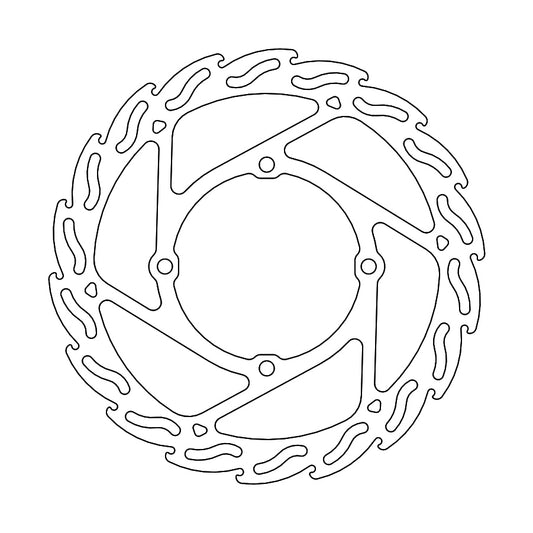 BRAKE DISC FRONT FLAME 270MM KAWASAKI KXF450/250 '15- (ADAPTER REQUIRED: M211047)