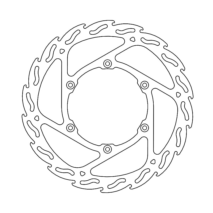 BRAKE DISC FRONT FLAME 270MM YAMAHA YZF125/250/450 '16-, WRF250 '17-'19, WR450 '16-'18