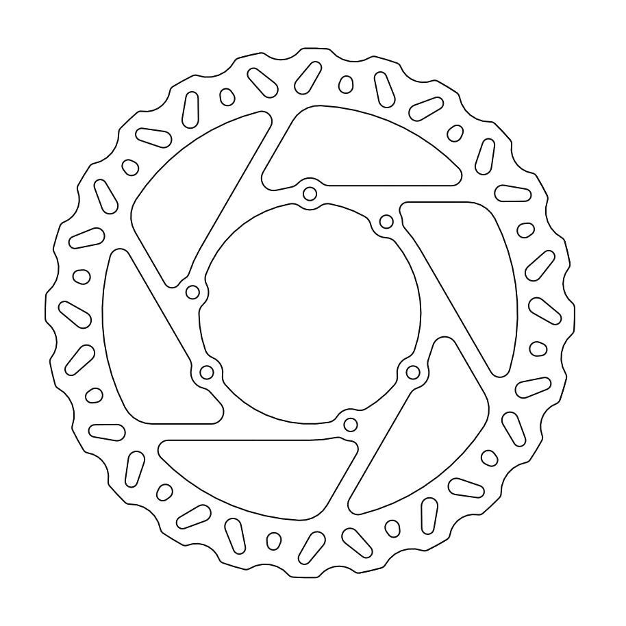 BRAKE DISC FRONT NITRO 260MM HONDA CRF450/250 '15-'25