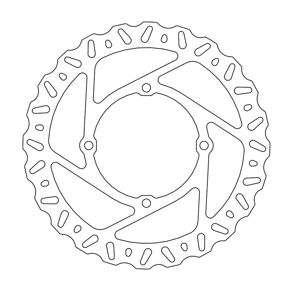 BRAKE DISC FRONT NITRO 270MM KAWASAKI KXF250/450 '15-