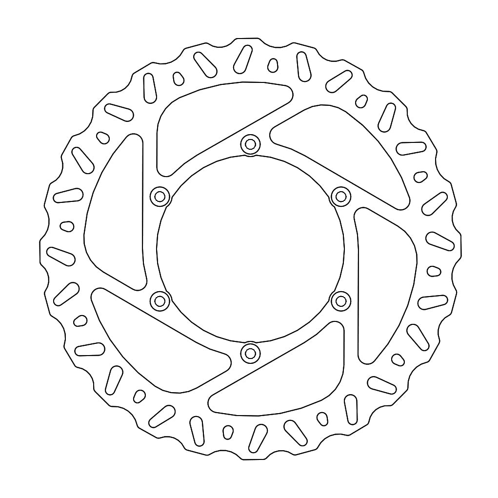 BRAKE DISC FRONT NITRO 270MM YAMAHA WRF250 '17-'19, WR450 '16-'18, YZ/YZF125/250/450 '16-