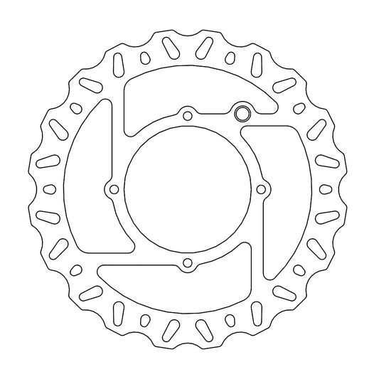 BRAKE DISC FRONT NITRO KTM SX85 '13-, HUSQVARNA TC85 '14-, GASGAS MC85 '21-