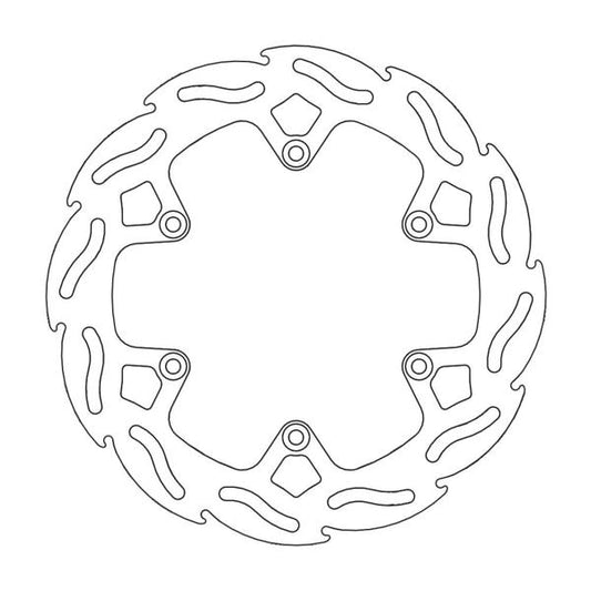 BRAKE DISC REAR FACTORY KTM/HUSABERG 220MM - 4.4MM THICKNESS (NG141, NG129)