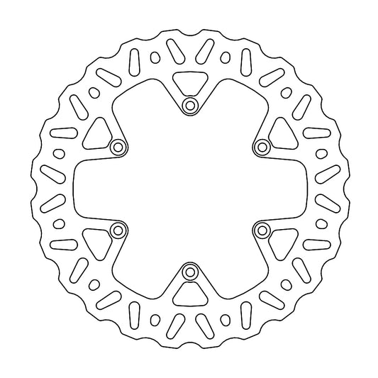 BRAKE DISC REAR NITRO BETA RR250/350/390/430/400/450/480/498/300/500 '13-'20 240MM