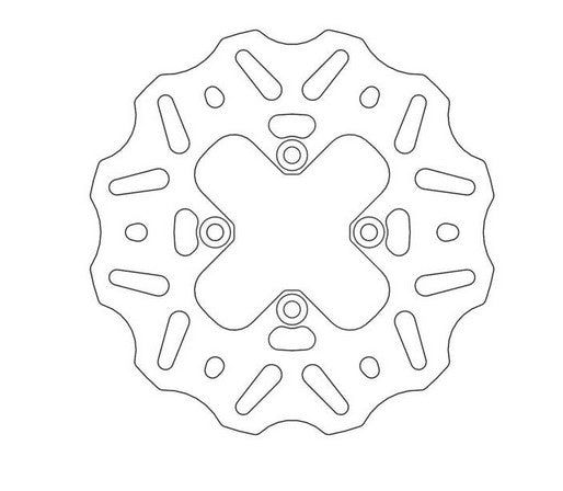 BRAKE DISC REAR NITRO KTM SX65 '00-'22, GASGAS MC65 '21-'22, HUSQVARNA TC65 '17-'22